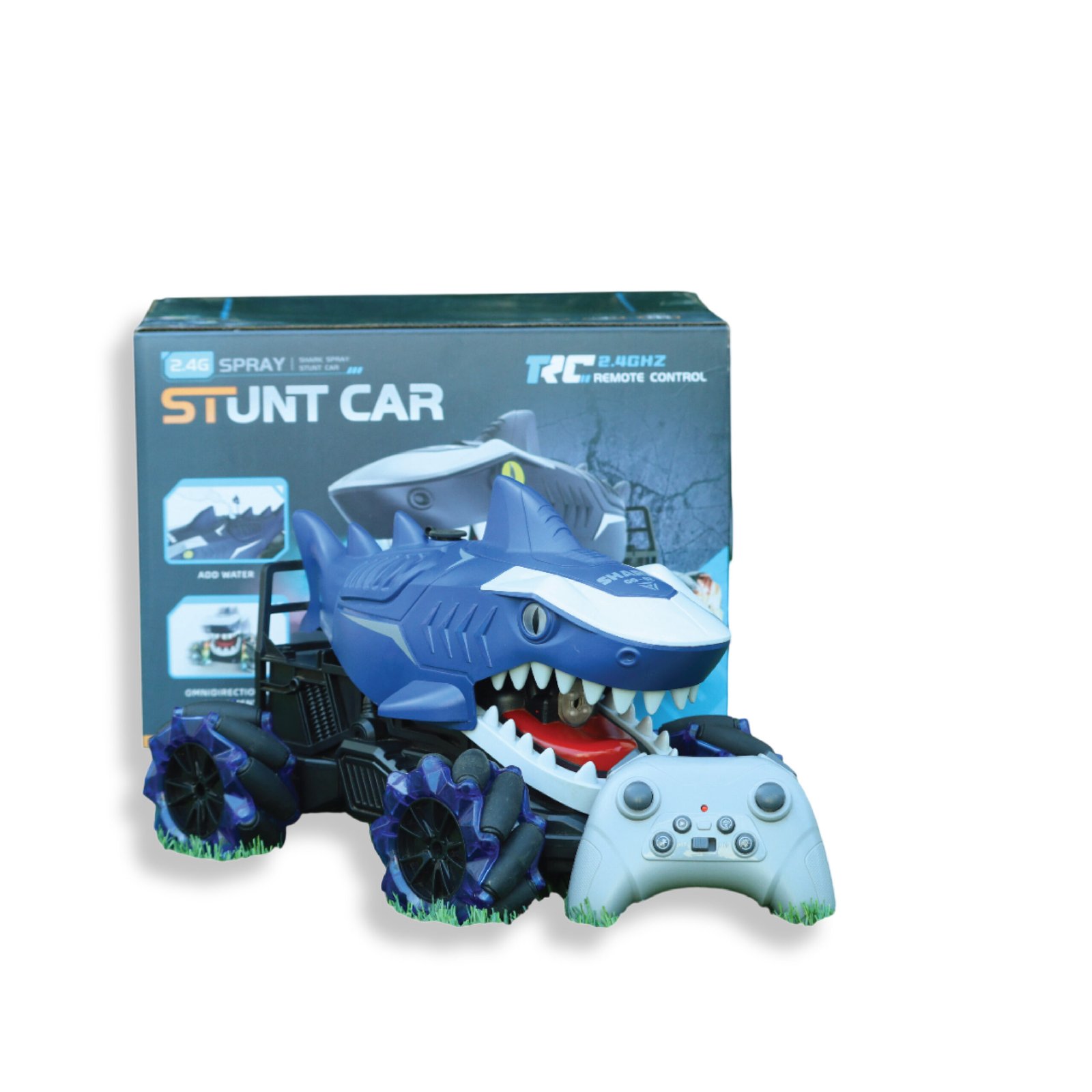 RC Shark Spray Stunt Car